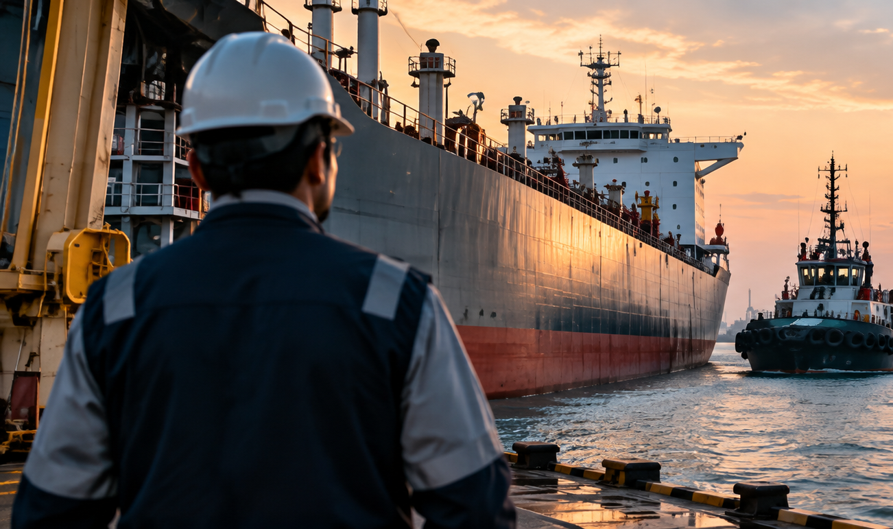 Vessel support alongside in a UAE port